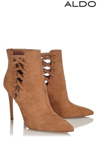 Aldo High Heel Pointy Toe Ankle Boots